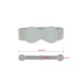 thumbnail image 3 of INSPIRE CHIC 2Pcs Women Interlock 8-shaped Faux Leather Buckle Elastic Waist Belts, 3 of 7