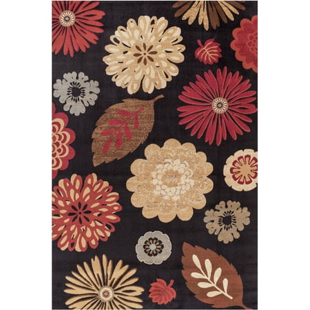 Black Rug Gem - Concord Global Trading Jewel Collection Kaleidoscope Area Rug