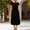 *Black, variant on ClodeEU Women's Round Neck Short Sleeve Tunic Midi Dress,Casual Flowy Dress with Pockets Army Green,Women's Plus L