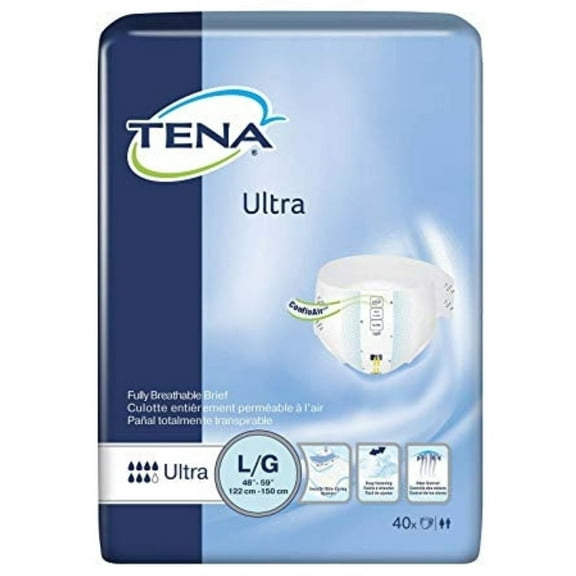TENA Ultra Brief Large 48" - 59" - 12 Each