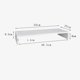 thumbnail image 2 of Soporte de escritorio de altura ajustable con diseño ergonómico y que ahorra espacio para varios monitores, 2 of 5