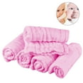 thumbnail image 2 of Towels, Bath Towels, Loetky Pretty See Organic Cotton Teen Wipes Soft Newborn Teen Face Towel Natural Teen Muslin Washcloths and Towels for Sensitive Skin Set of 5, 5*6-Layer Cotton Gauze Square Towel, 2 of 6