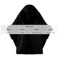 thumbnail image 2 of UTSJKR Women Waffle Textured Faux Fur Collar Cape Coat Buckle Closure Loose Poncho Jacket for Winter Cold Weather Brown, 2 of 4