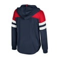 thumbnail image 3 of Girls Youth Colosseum Navy Ole Miss Rebels Reflection Hoodie Long Sleeve T-Shirt, 3 of 3