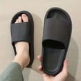 Men's Lightweight Comfortable Non Slip Shoes, Open Toe Soft Slippers