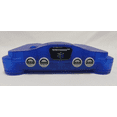 thumbnail image 2 of Pre-Owned Refurbished Authentic Nintendo 64 N64 Clear Translucent Dark Blue Region Free USA&JP, 2 of 4