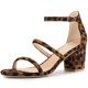 thumbnail image 1 of Sandalias de tobillo Allegra K Tacón Grueso Gamuza Sintética Leopardo 38, 1 of 7
