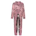 thumbnail image 5 of Demon Slayer Nezuko Kids Hooded Jumpsuit Union Suit Onesie One Piece Blanket for Boys Girls, 5 of 7
