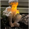 thumbnail image 1 of Luciérnagas solares Jardín Estatua Resina Tarro BoyStatue Whimsical Flowerbed LingWen 1327533373920, 1 of 1