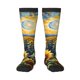 thumbnail image 1 of Fotbe Starry Sky Moon Sunflower Calcetas Divertidas Estampadas para Hombre y Mujer, Calcetas de Algodón hasta la Rodilla para Caminar, Correr, Enfermería y Embarazo, 1 of 6