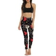 thumbnail image 5 of Cartoon Yoga Pants for Women Girls Workout Leggings Stretch High Waist Stretchy Soft Sport Pants 2XL, 5 of 8