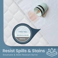 thumbnail image 3 of SAFEREST WATERPROOF QUEEN SIZE MATTRESS PROTECTOR FITTED WHITE, 3 of 5