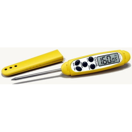 TAYLOR 9848E Digital Pocket Thermometer, LCD, 2-7/8In L