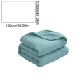 thumbnail image 3 of Summer Multi Layered Cotton Gauze Nap Blanket, Soft Breathable Air Conditioned Quilt for Bed Couch, Lightweight Travel Wrap, 3 of 6