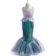 thumbnail image 6 of Girls Mermaid Princess Dress Ariel Costume for Kids Halloween Dress-Up, Size 3-8, 6 of 6