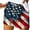 A, variant on Taqqpue 4th of July Shorts for Women USA Flag Printed Elastic Waist Drawstring Summer Casual Shorts