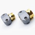 thumbnail image 1 of Accesorios de reparación de mangueras de jardín, conector de reparación de manguera de agua con extremo de manguera macho de zinc y aluminio (2 piezas, multicolor) -t, 1 of 5