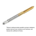 thumbnail image 4 of Unique Bargains M4 x 0.7 Left Hand Titanium Coated High Speed Steel Machine Straight Flute Tap, 4 of 6