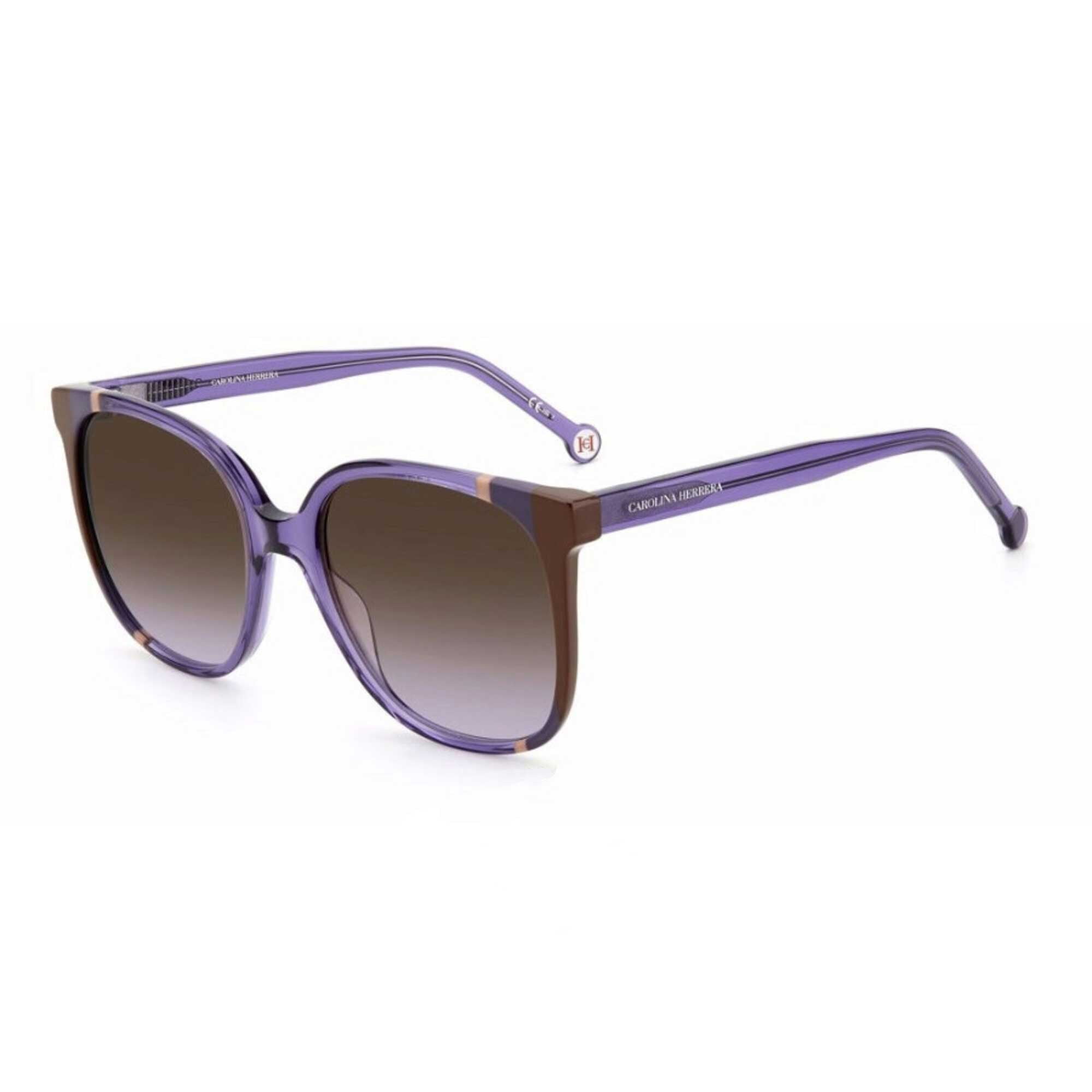 NWT Carolina Herrera HER 0132/G/S-LHF Burgundy 58mm Sunglasses Carolina Herrera HER 0186/S GUU Sunglasses Black Burgundy  main image 2