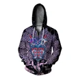 thumbnail image 4 of Sudadera con capucha y cremallera para hombre, ropa de otoño, sudadera con capucha para hombre, sudadera con capucha Y2k, ropa con estampado de pavo real y fénix de moda para hombre, sudadera, 4 of 4