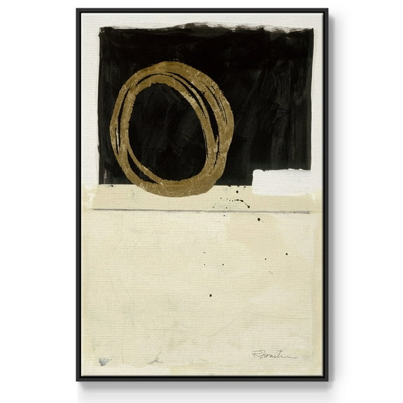 Standing Strong III Framed Premium Gallery Wrapped Canvas - Ready to Hang - 17 x 25 - Black Floating Frame