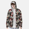 thumbnail image 2 of Gaeub Roosters 2 Men's and Women's UPF 50+ Long-Sleeved Sun Protection Clothing, Fishing Shirt Long Sleeve Zip-Small, 2 of 7