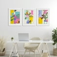 thumbnail image 2 of Stupell Industries Drifting Bloom Botanicals 3 Piece White Framed Print Under Glass Set design by Andrea Haase, 23 x 17, 2 of 10