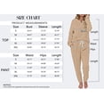 thumbnail image 5 of MOSHU Casual Pajamas Sets for Women Button Down Shirts and Drawstring Pants with Pockets Two Piece Womens Lounge Sets, 5 of 9