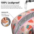 thumbnail image 5 of Obrewu Strawberry Plants Fruit Lunch Bag for Adult, Insulated, Leakproof, Oxford Cloth, 5 of 7