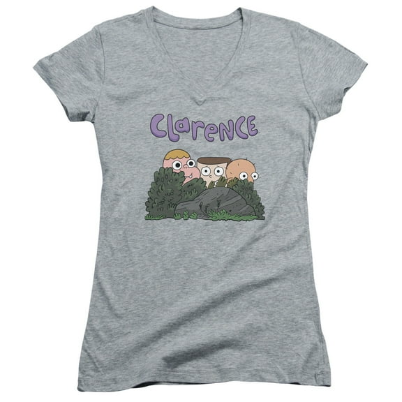 Clarence - Gang - Juniors Cap Sleeve V-Neck Shirt - X-Large