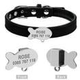 thumbnail image 2 of Didog Small Custom Personalized Dog Cat Collar with Bell Suede Leather for Chihuahua XXS/XS/S, 2 of 3