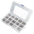 thumbnail image 1 of Kit d'Assortiment de Boulons et Écrous en Acier Inoxydable Premium 840 Pcs - Vis Hexagonale M2.5 avec Rondelles Plates pour Réparations Maison et Automobile, 1 of 6