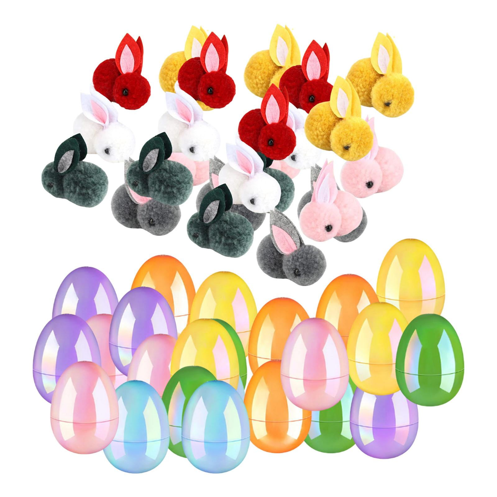 Sharprepublic Colorful Easter Eggs Inside Toys Easter Basket Fillers for Adults Kids Teens 24 Eggs