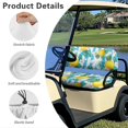 thumbnail image 6 of HUIACONG Golf Tropical Golf Cart Seat Covers 2 Piece Soft Comfortable for EZGO EZGO TXT/RXV, Universal Fit Portable Fold Design Golf Cart Seat Towel Blanket Seat Protector Easy to Clean, 6 of 7