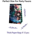 thumbnail image 2 of Demon Slayer Goodie Party Favor Candy Bags Birthday Decorations Treat Supplies, 2 of 5