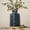 203-blue, variant on 103-blue Ceramic Flower Vase 13.98 Inch Tall Rustic Textured Home Decor Vase