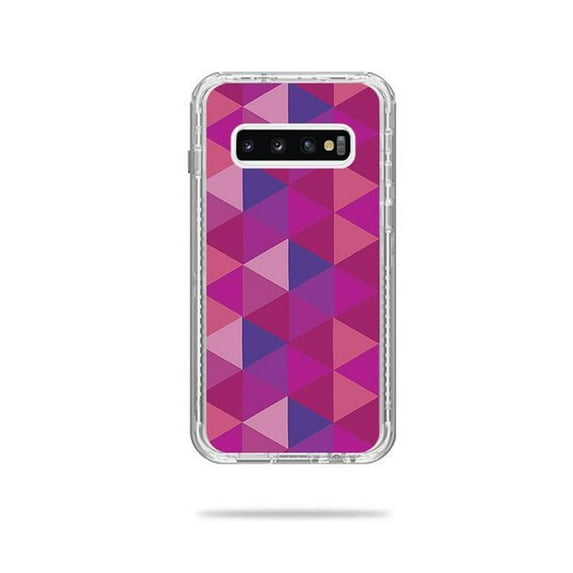 MightySkins LIFNESA10PL-Pink Kaleidoscope Skin Decal Wrap for LifeProof Next Case Samsung Galaxy S10 Plus Sticker - Pink Kaleidoscope