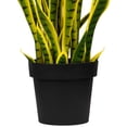 thumbnail image 7 of Northlight Artificial Potted Snake Plant - 38", 7 of 7