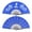 Blue, variant on Brrnoo Chinese Fan, Kung Fu Fan,Stainless Steel Tai Chi Martial Arts Kung Fu Dance Practice Training Performance Fan