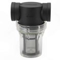 thumbnail image 2 of Plastic Sediment Filter for Garden Watering and High Pressure Washer - 100 Mesh Prefilter G1 Adapter, 2 of 5
