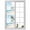Blue, variant on No Glue Heat Blocking Window Flims, Blue Coral Coastal Window Privacy Film Frosted, Summer Beach Ocean Starfish Conch Peep-proof Door Windows Tint for Bathroom, Dormitory, 17.7 x 78.7 Inches
