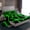 Black Green, variant on jejeloiu Basketball Sport Bed Sheets,Boys Ball Game King Sheets For Teens 4 Pieces
