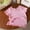 Pink, variant on Amidoa Girls Short Sleeve Crewneck Solid Color Summer T Shirts Casual Kids Tops Green Size 2T