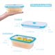 thumbnail image 5 of Recipientes de almacenamiento de alimentos Annaklin plegables de 800 ml (juego de 4), 5 of 7