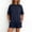 C30094-Navy, variant on Afelkas Women's 2 Piece Short Set Crewneck Top and Shorts Outfit Casual Summer Lounge Suit Soft Loose Fit Streetwear Matching Set Blue,XXL