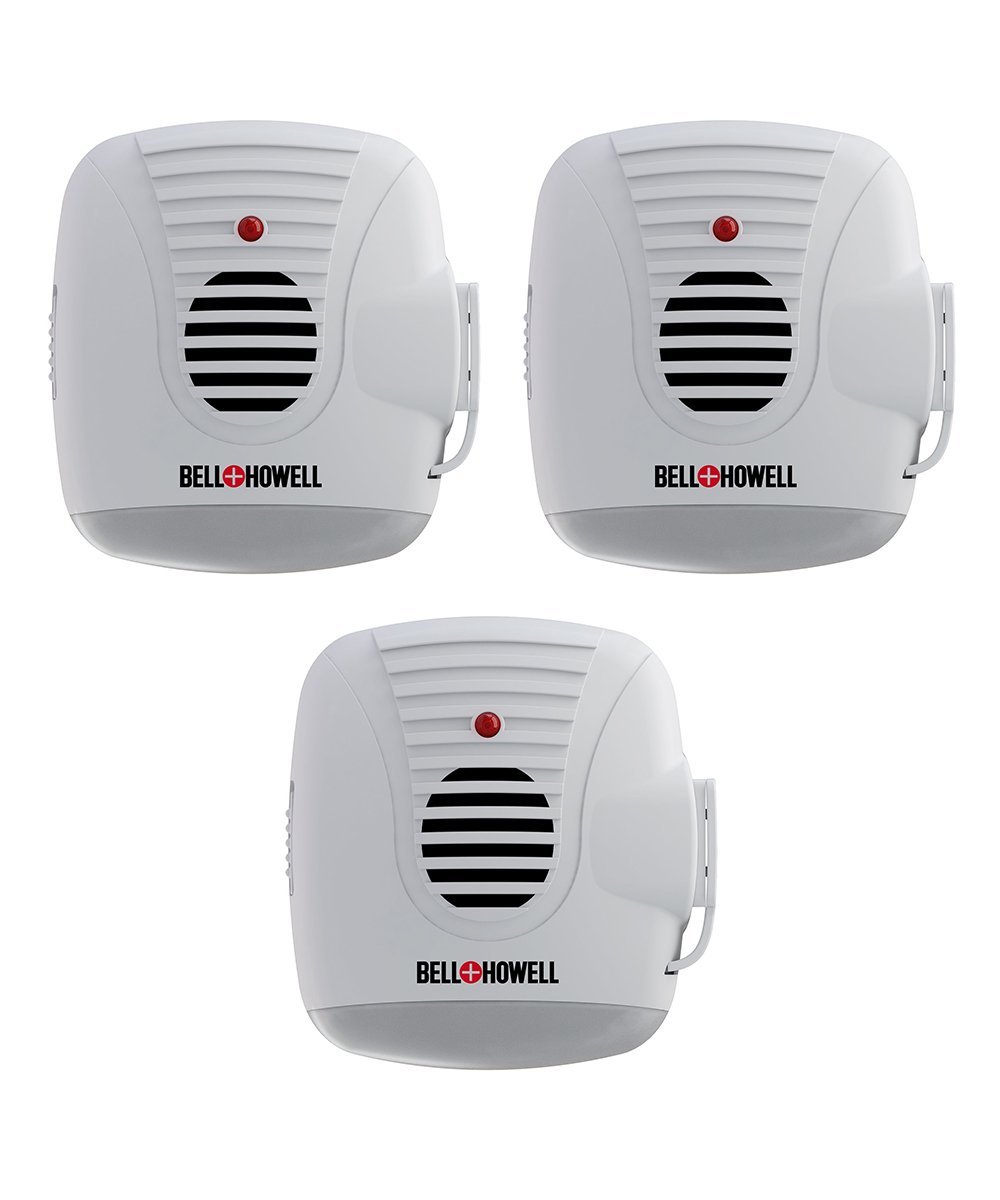 Ultrasonic Pest Repeller with AC Outlet and Night Light (Pack of 3