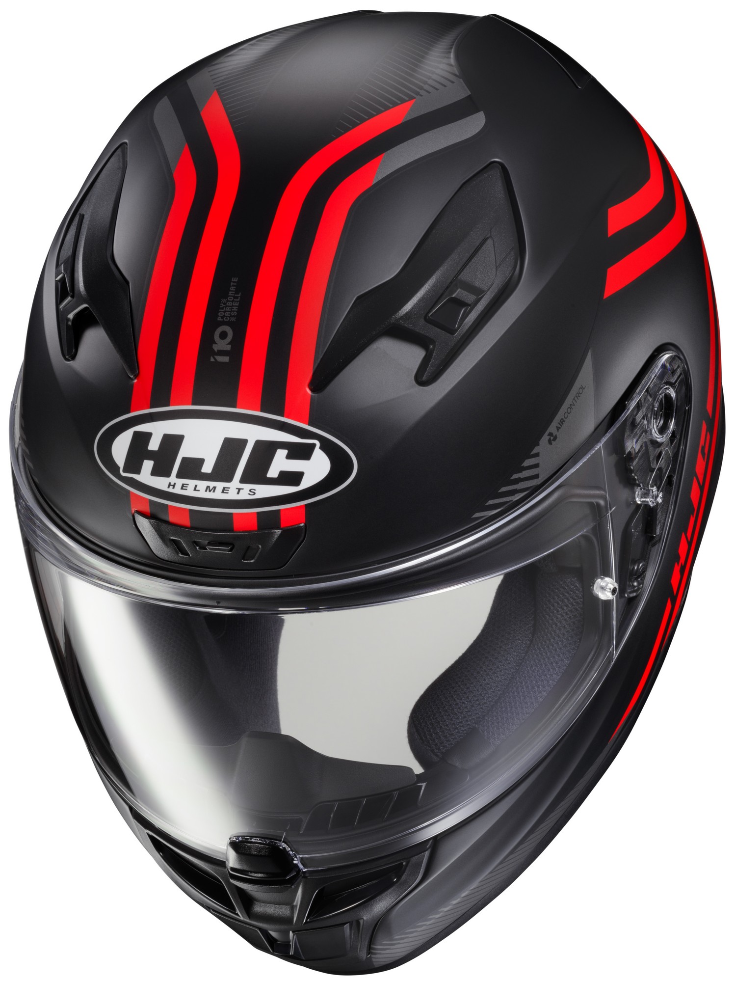 HJC i10 Strix Helmet Semi-Flat Red (MC-1SF) (XXX-Large, Black Semi-Flat Red  (MC-1SF)) - Walmart.com