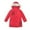 Red, variant on Odeerbi Kids Coats Toddler Girls Winter Padded Coats Heavy Coat Thickened Jacket Children Letter Cute Hooded Zipper Jacket Clothes Red