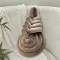 thumbnail image 1 of pstuiky Cojín decorativo tejido con forma de arpa, ideal para el respaldo del sofá o la sala de estar., 1 of 6