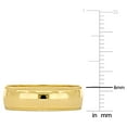 thumbnail image 4 of Men's 6mm Polished Finish Wedding Band in 10k Yellow Gold, 4 of 5